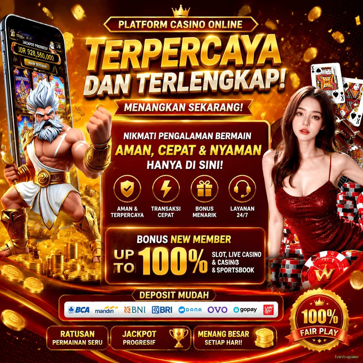 Ikon aplikasi hantugame resmi